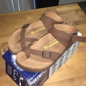Yara Brown Birkenstock